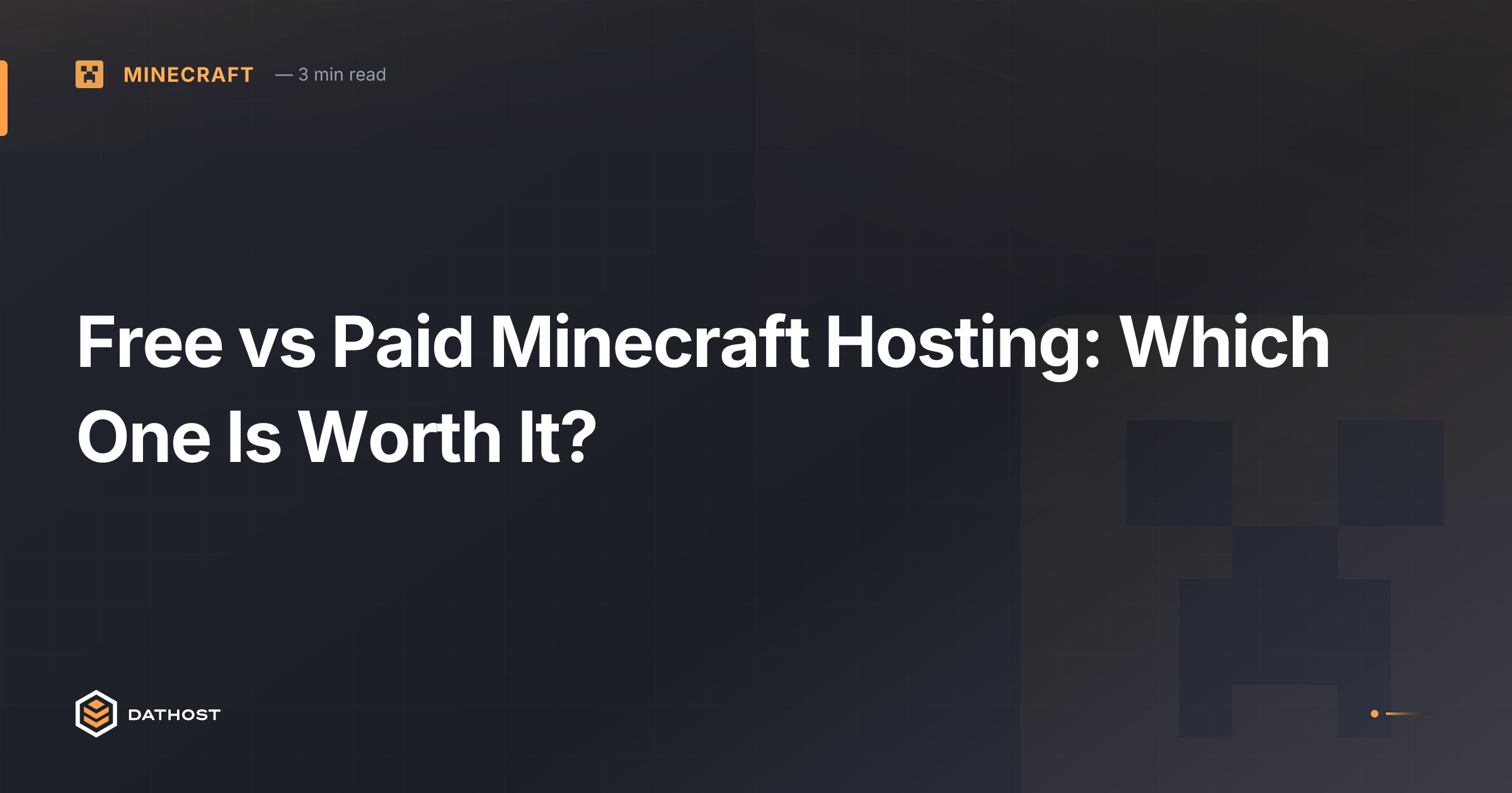 Hero image for Free vs Paid Minecraft Hosting: Which One Is Worth It?