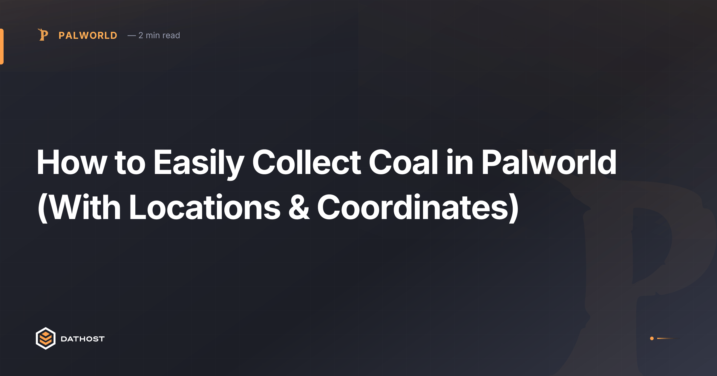 Hero image for How to Easily Collect Coal in Palworld (With Locations & Coordinates)