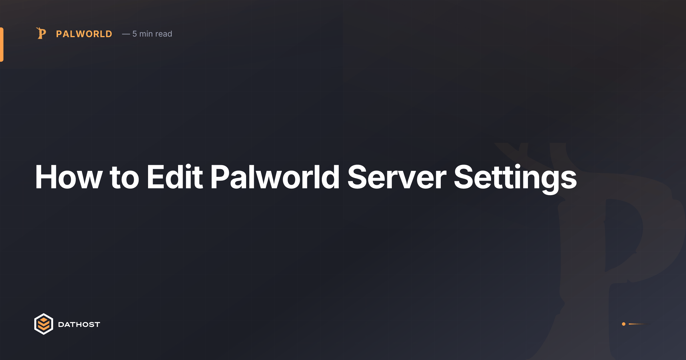 Hero image for How to Edit Palworld Server Settings