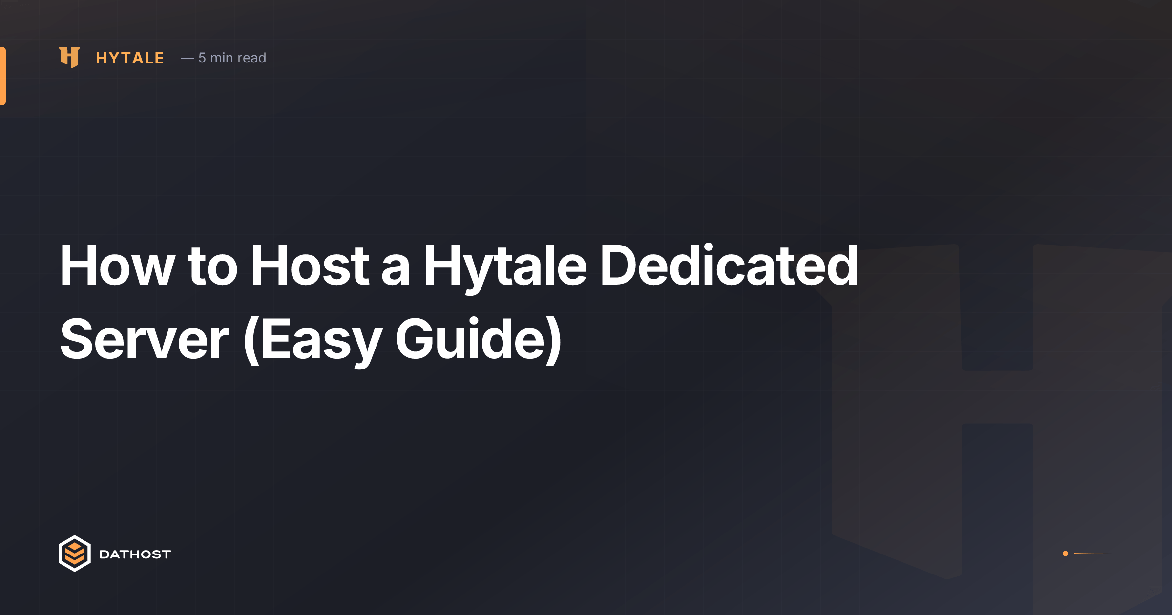 Hero image for How to Host a Hytale Dedicated Server (Easy Guide)