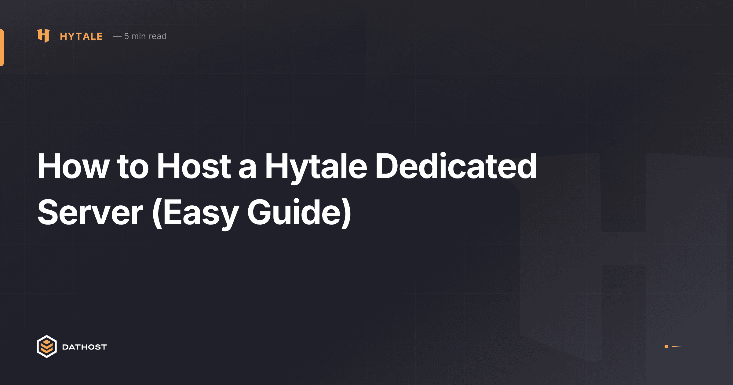 Hero image for How to Host a Hytale Dedicated Server (Easy Guide)