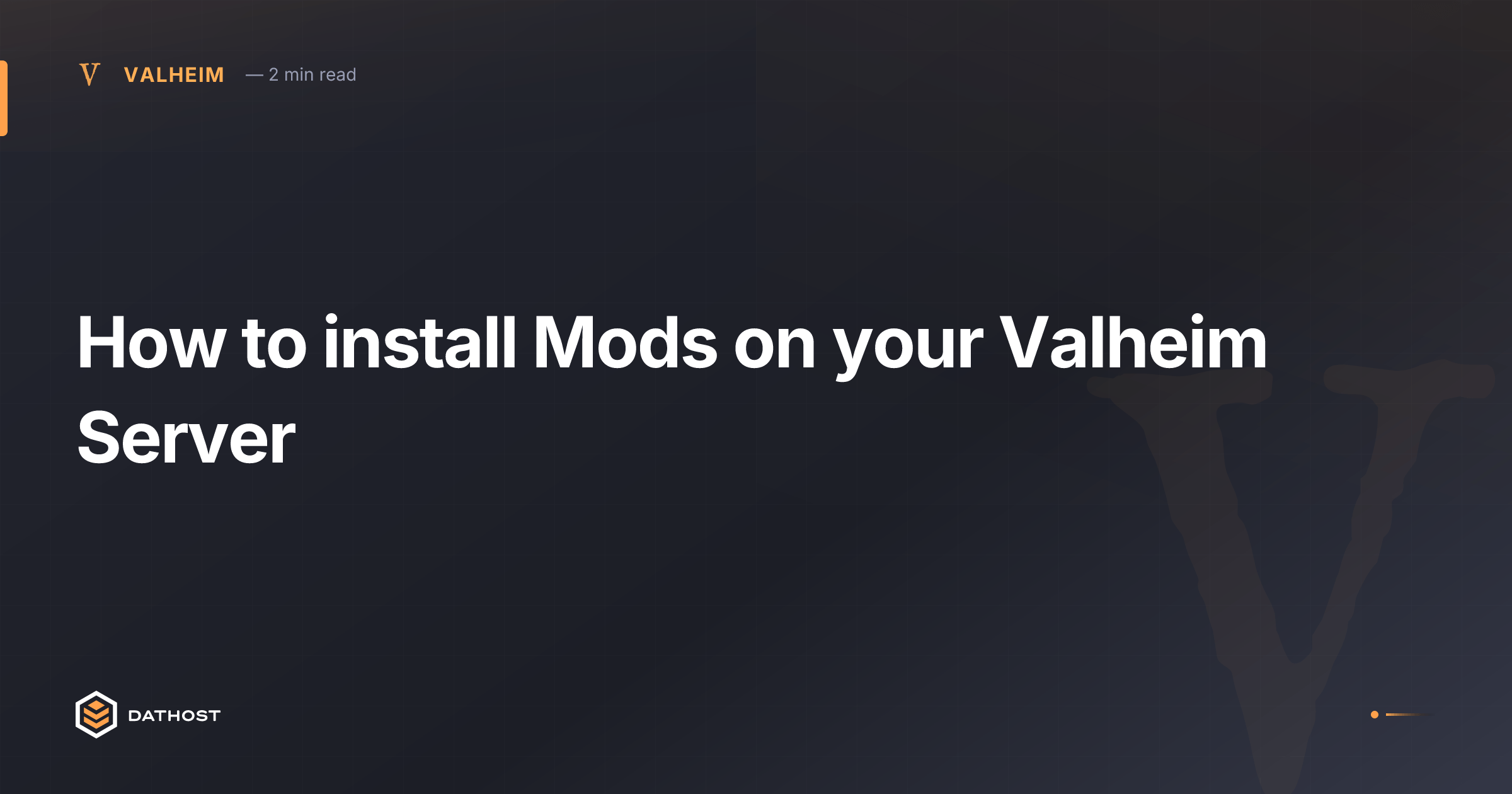 Hero image for How to install Mods on your Valheim Server