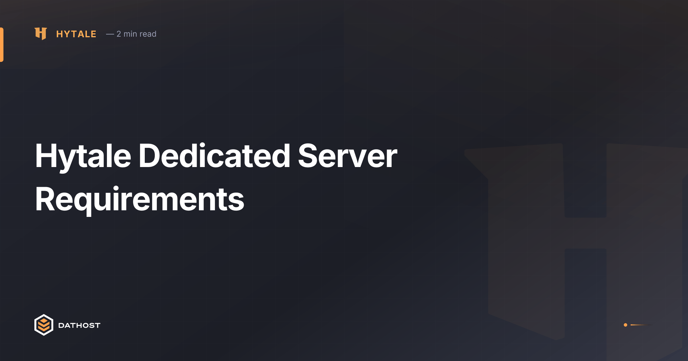 Hero image for Hytale Dedicated Server Requirements