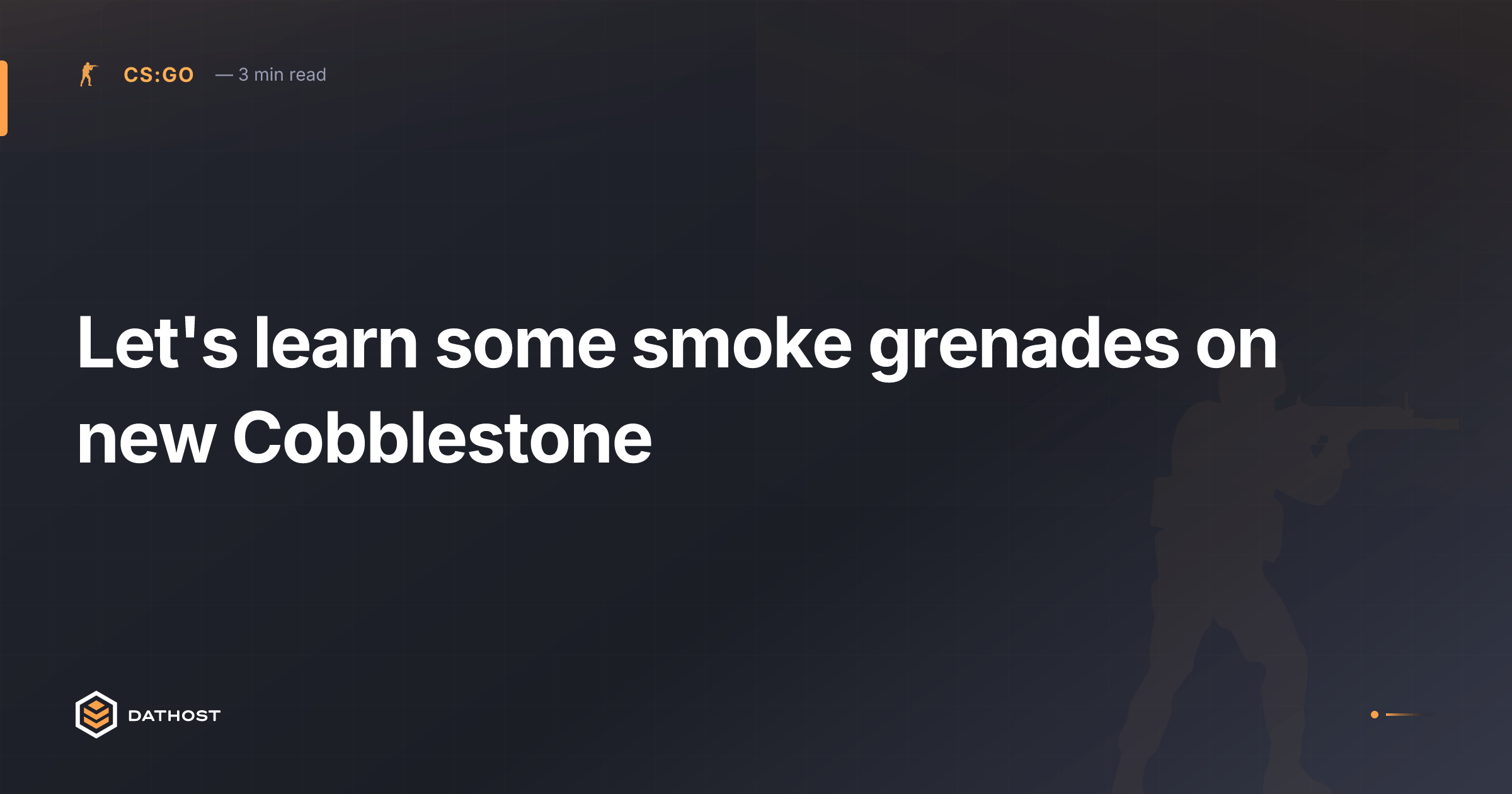 Hero image for Let's learn some smoke grenades on new Cobblestone