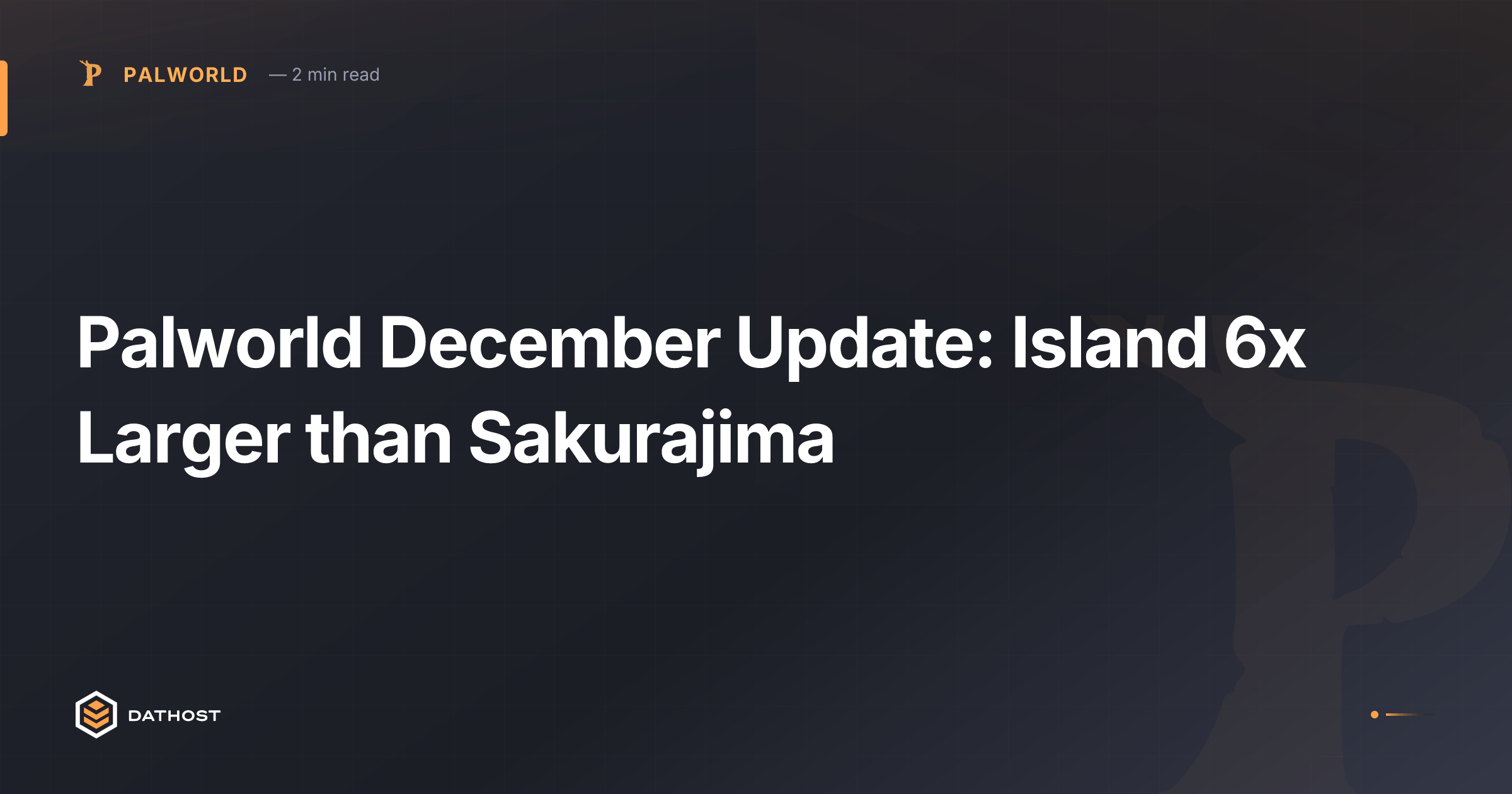 Hero image for Palworld December Update: Island 6x Larger than Sakurajima