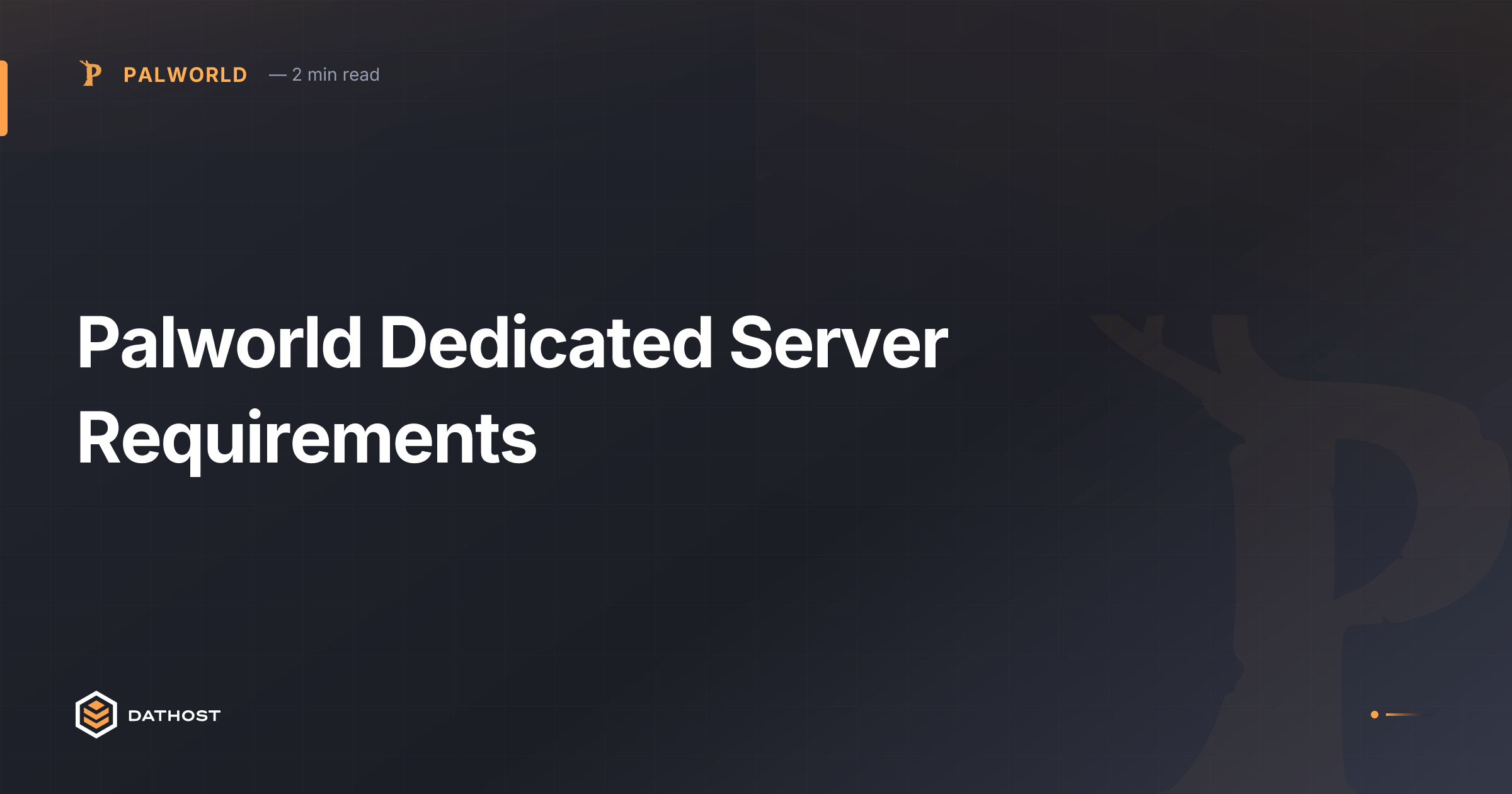 Hero image for Palworld Dedicated Server Requirements