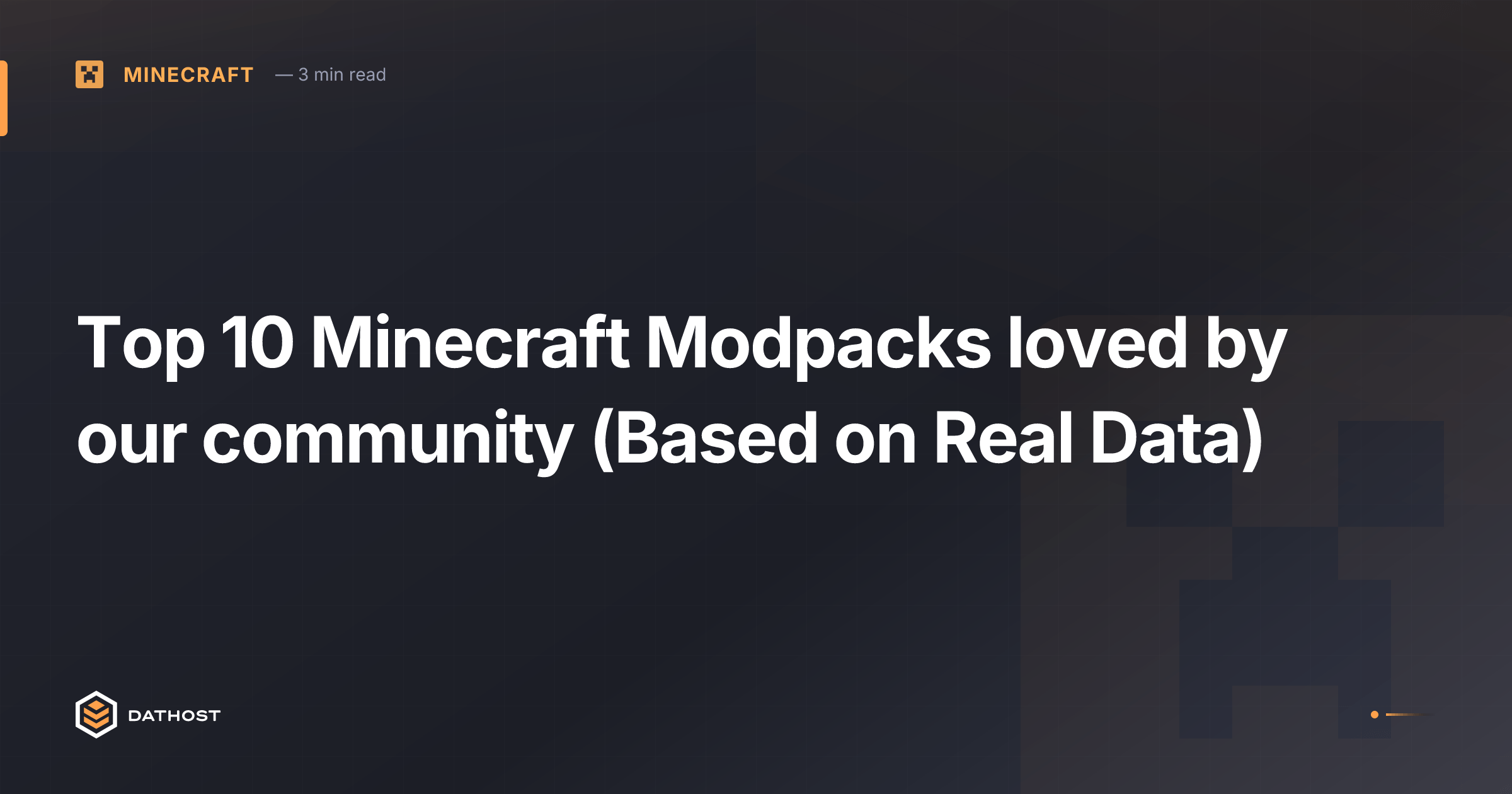 Hero image for Top 10 Minecraft Modpacks loved by our community (Based on Real Data)