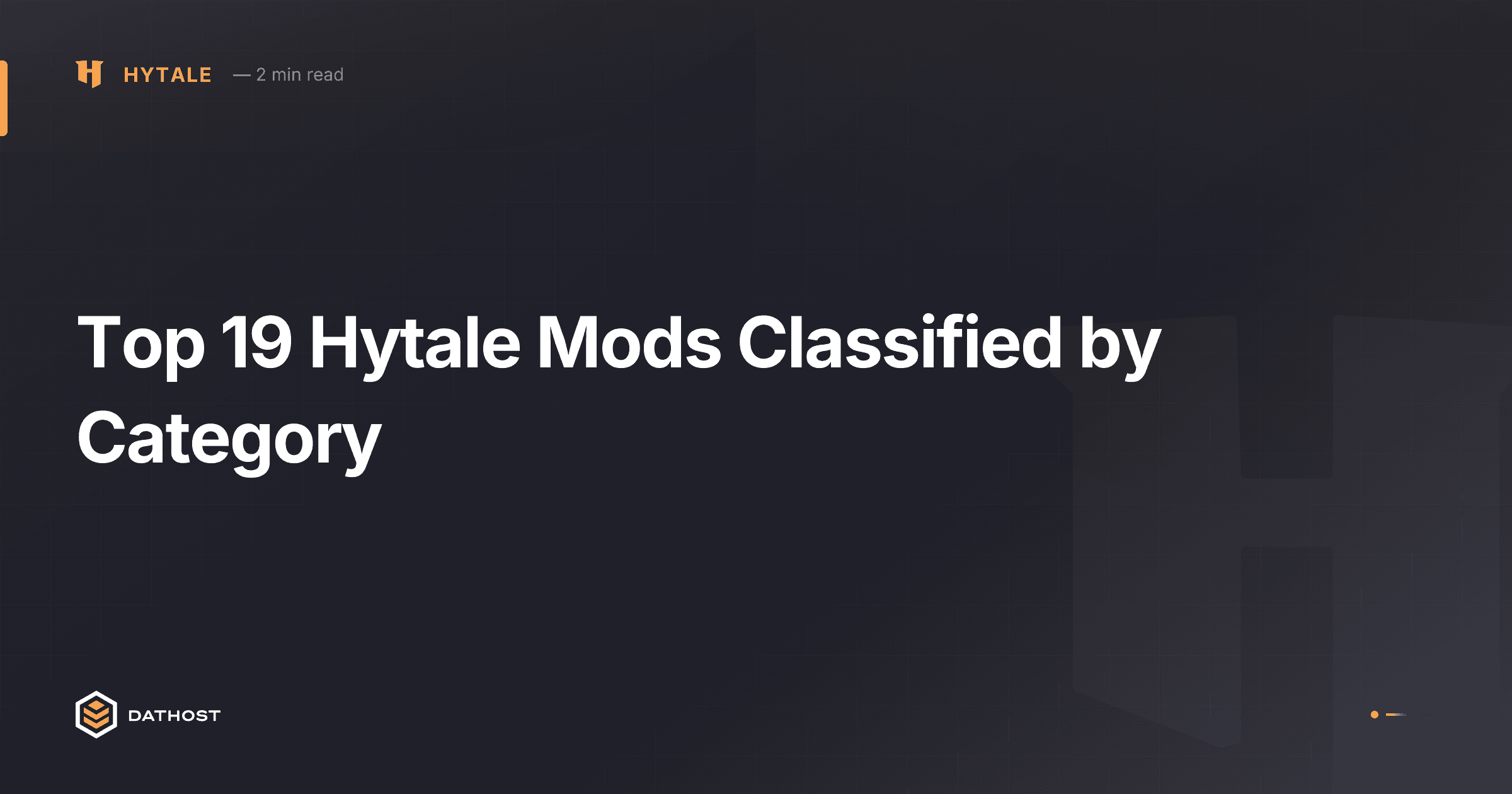 Hero image for Top 19 Hytale Mods Classified by Category