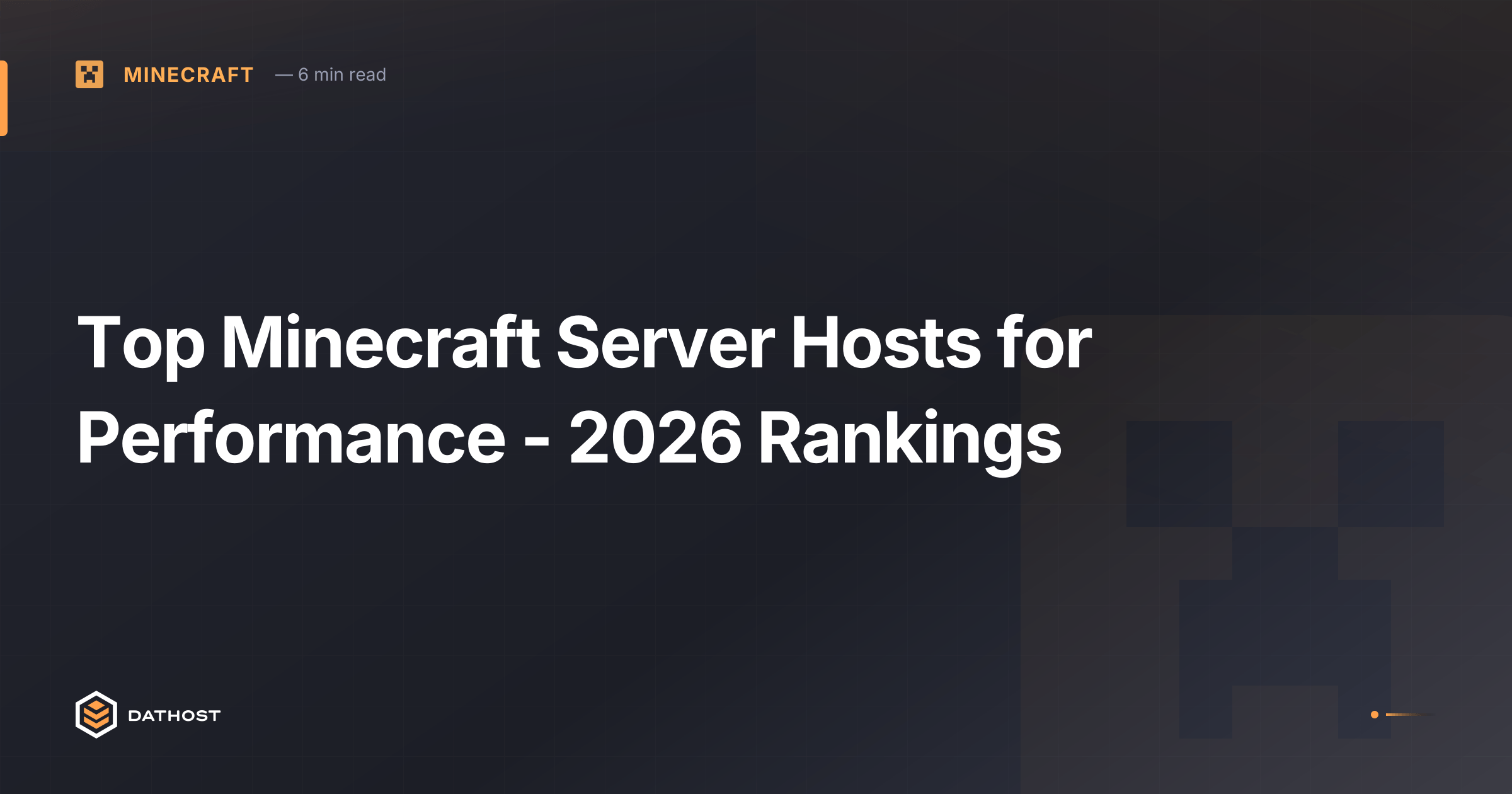 Hero image for Top Minecraft Server Hosts for Performance - 2026 Rankings