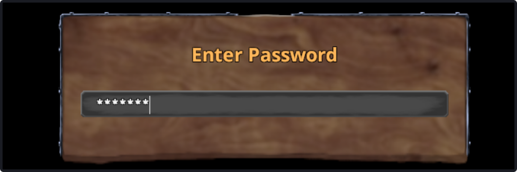 Valheim enter password