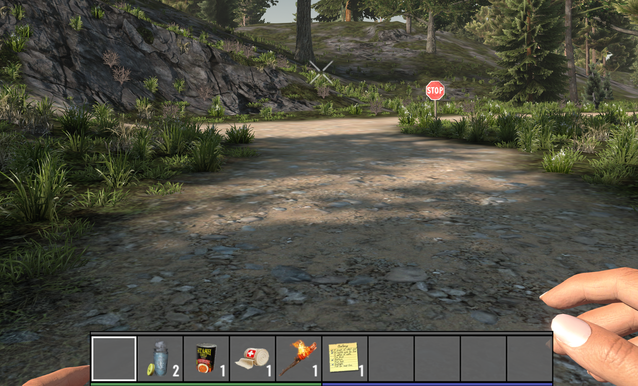 7 Days to Die "Connect to IP" screen. The user is entering server details with IP 127.0.0.1 and port 26900, then clicking "Connect" to join the locally hosted server.