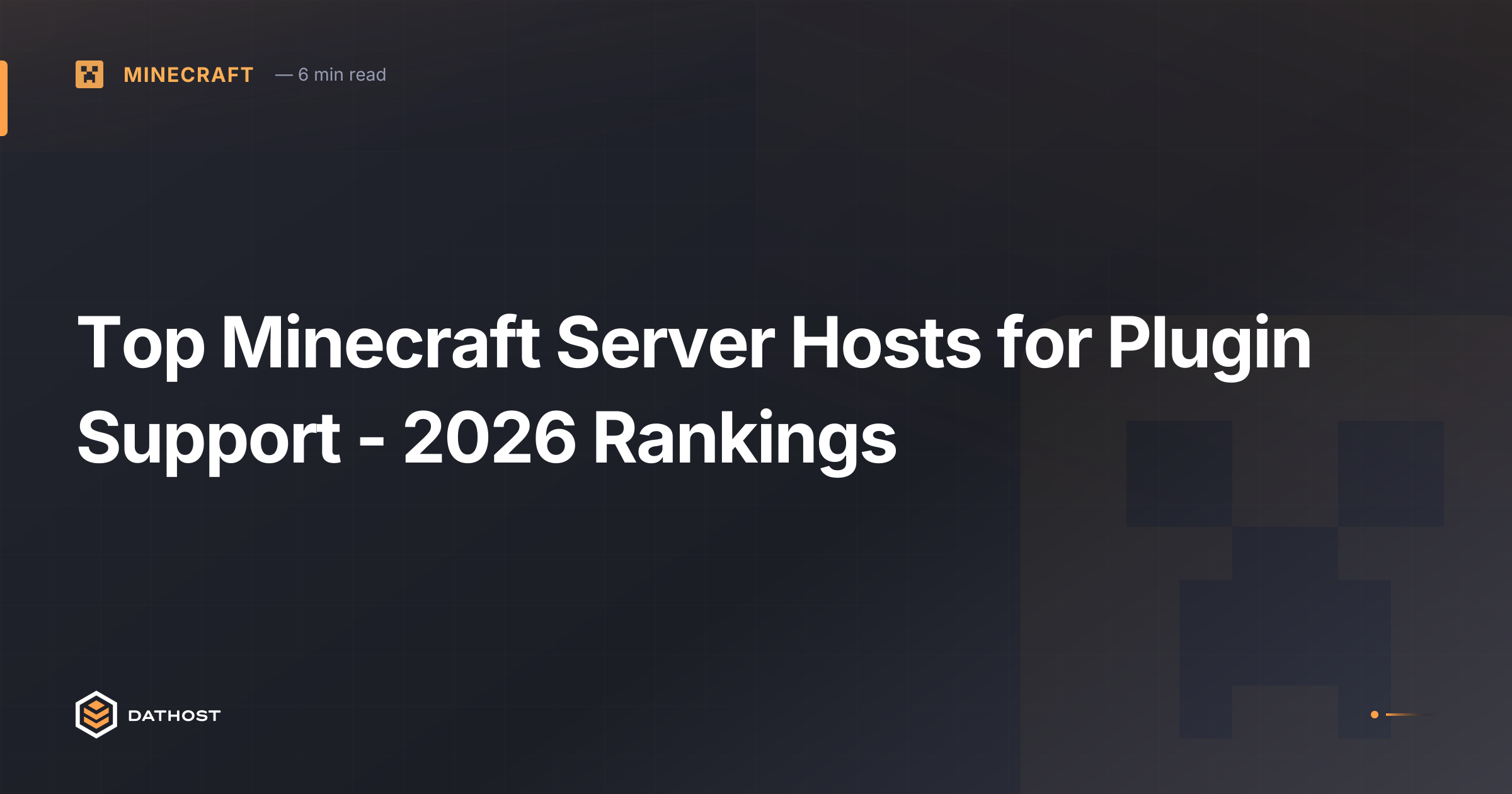 Hero image for Top Minecraft Server Hosts for Plugin Support - 2026 Rankings
